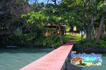 Rancho do Varanda para Alugar em Miguelopolis - Vista do Píer para o Rancho