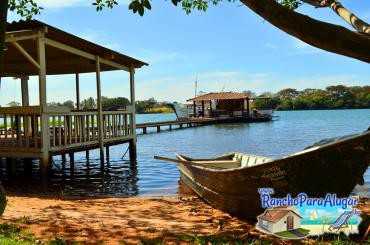 Rancho Bandeirante para Alugar em Miguelopolis - Píer com Quiosque