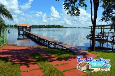 Rancho Morada dos Anjos para Alugar em Miguelopolis - Píer com Quiosque