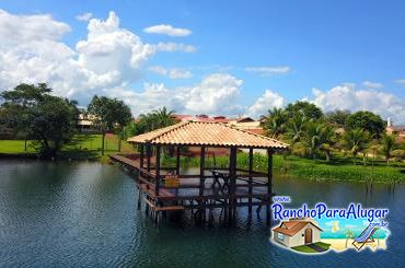 Rancho Morada dos Anjos para Alugar em Miguelopolis - Vista do Rio para o Píer