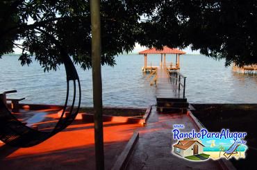 Rancho do Pedro para Alugar em Miguelopolis - Píer com Quiosque