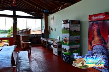 Rancho Tropical para Alugar em Miguelopolis - Área para Churrasco