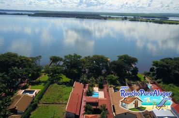 Rancho Tôa Tôa para Alugar em Miguelopolis - Vista Aérea do Rancho