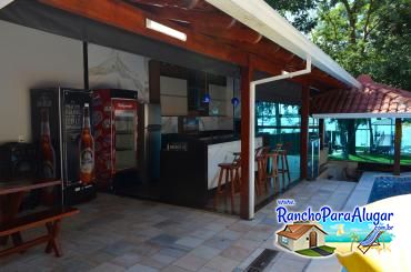 Rancho Solarium 1 para Alugar em Miguelopolis - Área de Churrasco