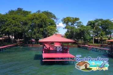 Rancho Solarium 1 para Alugar em Miguelopolis - Vista do Rio para o Píer