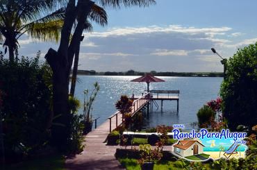 Rancho por do Sol da Marina para Alugar em Miguelopolis - Píer com Quiosque