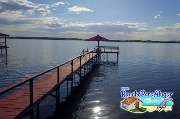 Rancho por do Sol da Marina para Alugar em Miguelopolis - Píer com Quiosque