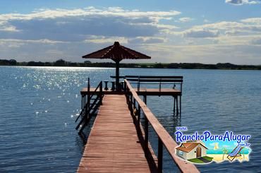 Rancho por do Sol da Marina para Alugar em Miguelopolis - Quiosque Sobre o Píer