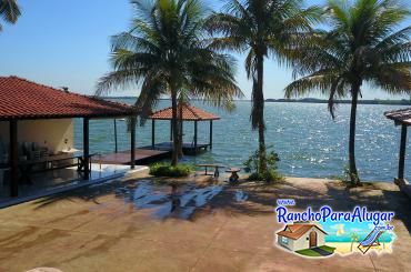 Rancho do Alemão para Alugar em Miguelopolis - Vista da Casa para o Rio