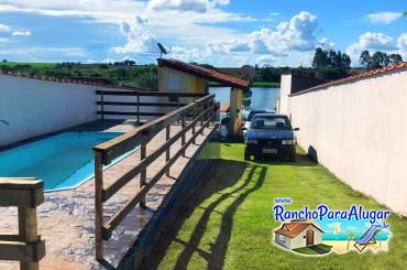 Rancho Eletromar para Alugar em Miguelopolis - Piscina ao Lado da Varanda