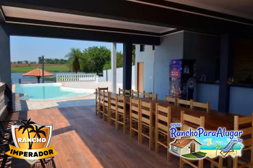Rancho Imperador para Alugar e à Venda em Miguelopolis - Varanda