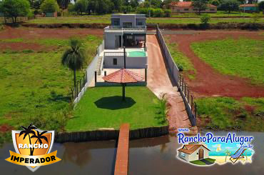 Rancho Imperador para Alugar e à Venda em Miguelopolis - Vista do Píer para o Rancho