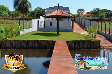 Rancho Imperador para Alugar e à Venda em Miguelopolis - Vista do Píer para o Quiosque