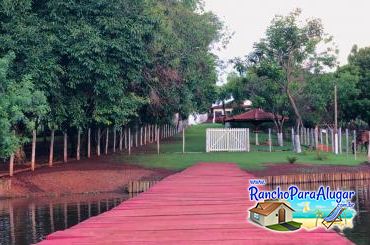 Rancho Alvorada para Alugar em Miguelopolis - Vista do Pier para o Rancho