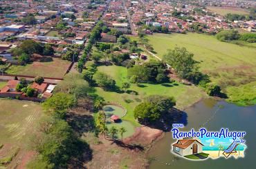 Rancho do Neneco para Alugar em Miguelopolis - Vista Aérea do Rancho