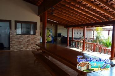 Rancho Meirival 1 para Alugar em Miguelopolis - Varanda