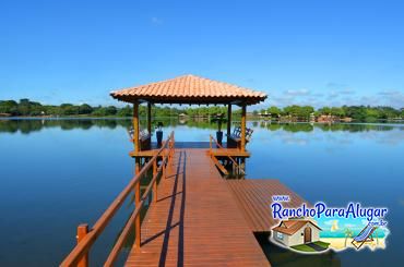 Rancho Recanto das Palmeiras para Alugar em Miguelopolis - Píer com Quiosque