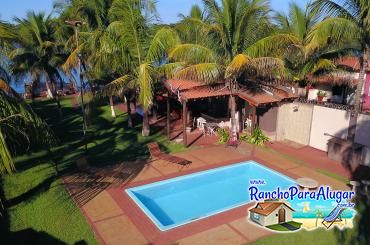 Rancho Gustavo Locação para Alugar e à Venda em Miguelopolis - Piscina ao Lado do Quiosque