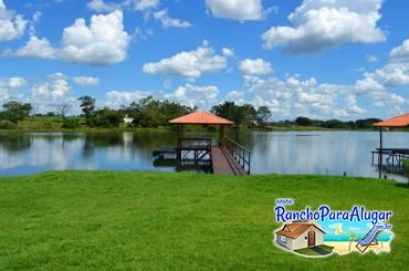 Rancho Brahma para Alugar em Miguelopolis - Vista da Piscina para o Píer