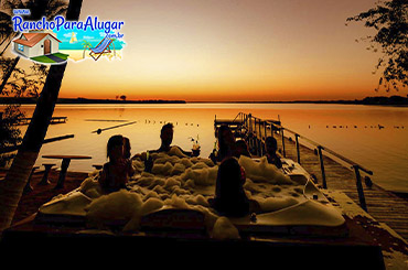 Rancho do Tim para Alugar em Miguelopolis - Jacuzzi as Margens do Rio