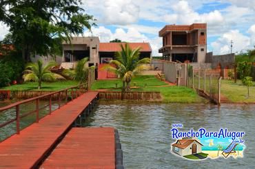 Rancho do Ronaldo para Alugar e à Venda em Miguelopolis - Vista do Píer para o Rancho