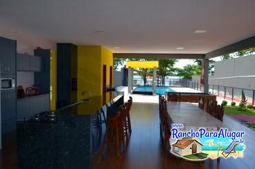 Rancho Conquista para Alugar em Miguelopolis - Vista da Sala para a Varanda