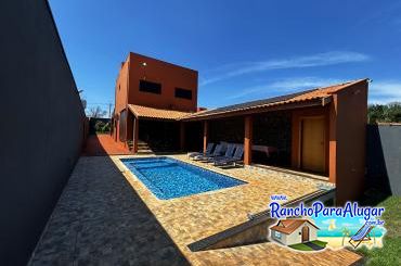 Rancho Recanto da Mirela para Alugar em Miguelopolis - Piscina ao Lado da Área Gourmet