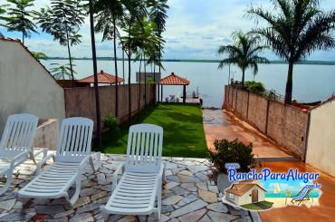 Rancho do Wagnão 2 para Alugar em Miguelopolis - Vista da Piscina para o Rio