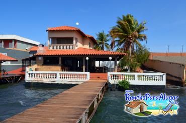 Rancho Castelinho para Alugar em Miguelopolis - Vista do Píer para o Rancho