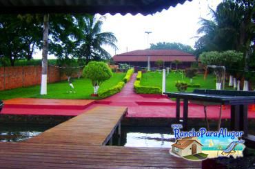 Rancho Galdiano para Alugar e à Venda em Miguelopolis - Vista do Pier para o Rancho