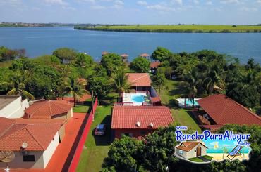 Rancho Gambi para Alugar em Miguelopolis - Vista Aérea do Rancho