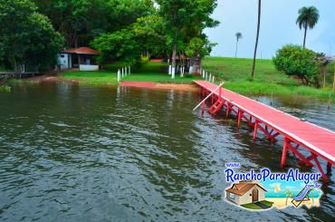 Rancho Show Barbosa 1 para Alugar em Miguelopolis - Vista do Pier para o Rancho