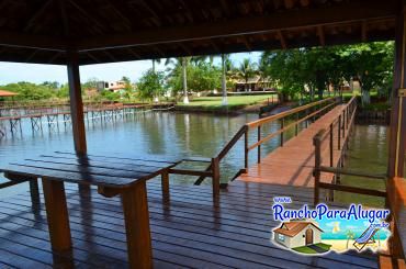 Rancho Laura Mariana para Alugar em Miguelopolis - Quiosque Sobre o Píer