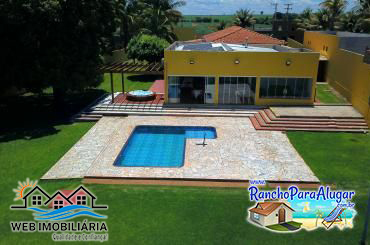 Rancho 13 para Alugar em Miguelopolis - Piscina com Prainha