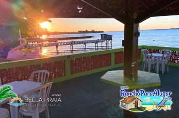 Resort Bella Praia para Temporada em Miguelopolis - Quiosque Sobre o Píer