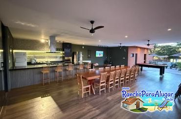 Rancho Alquimista para Alugar em Miguelopolis - Cozinha Externa