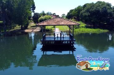 Rancho Recanto Dorotheo para Alugar em Miguelopolis - Vista do Rio para o Píer