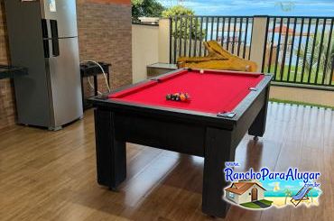 Rancho Diamante para Alugar em Miguelopolis - Mesa de Bilhar